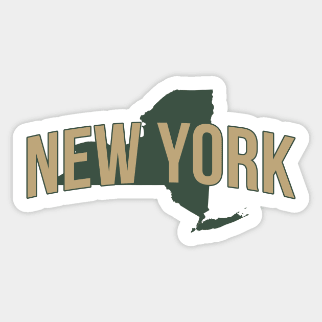new-york-state Sticker by Novel_Designs